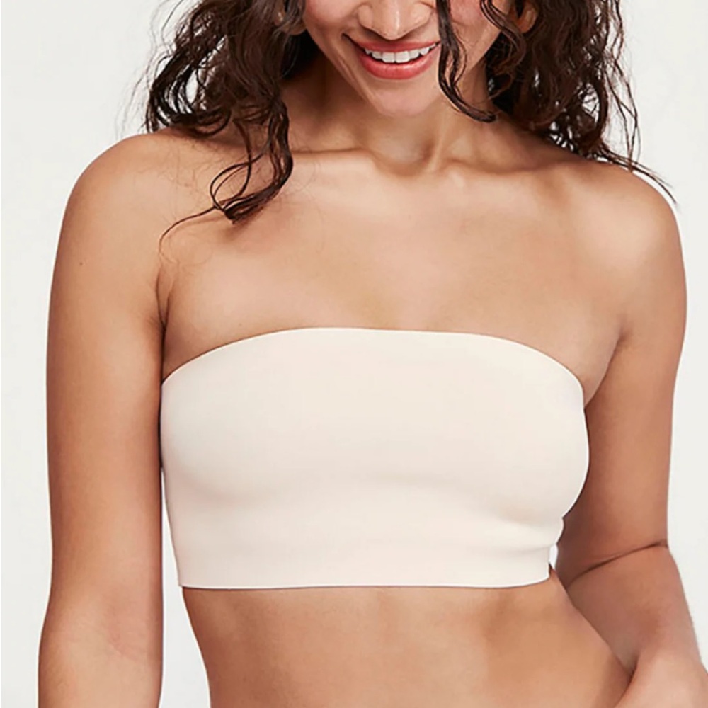 Free People Cream Seamless Bandeau XS